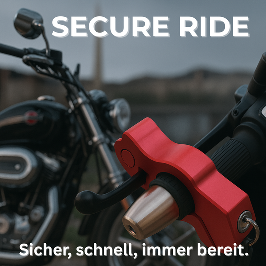 SecureRide – Sichere dein Motorrad in 5 Sekunden – Diebe haben keine Chance.