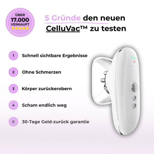 CelluVac 2.0 - Wieder stolz in den Spiegel schauen.